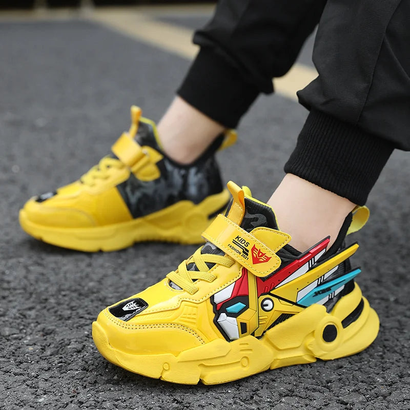 Hot Selling Trendy Childrens Sports Shoes Outdoor Comfortable Breathable Running Shoes Daily Wear-resistant Park Casual Shoes