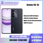 realme 14X 5G Smartphone Dimensity 6300 5G Chipset 8GB RAM 256GB 50MP AI Camera 120Hz Eye Comfort Display 5000mAh Battery Phone