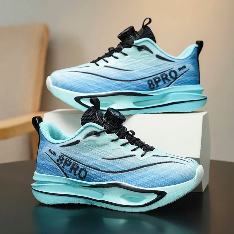 Four Season Kids Sneakers High-quality Ultra Light Anti Slip Button Up Training Shoes Comfort Girls Boys Outdoor Walk Run Shoes