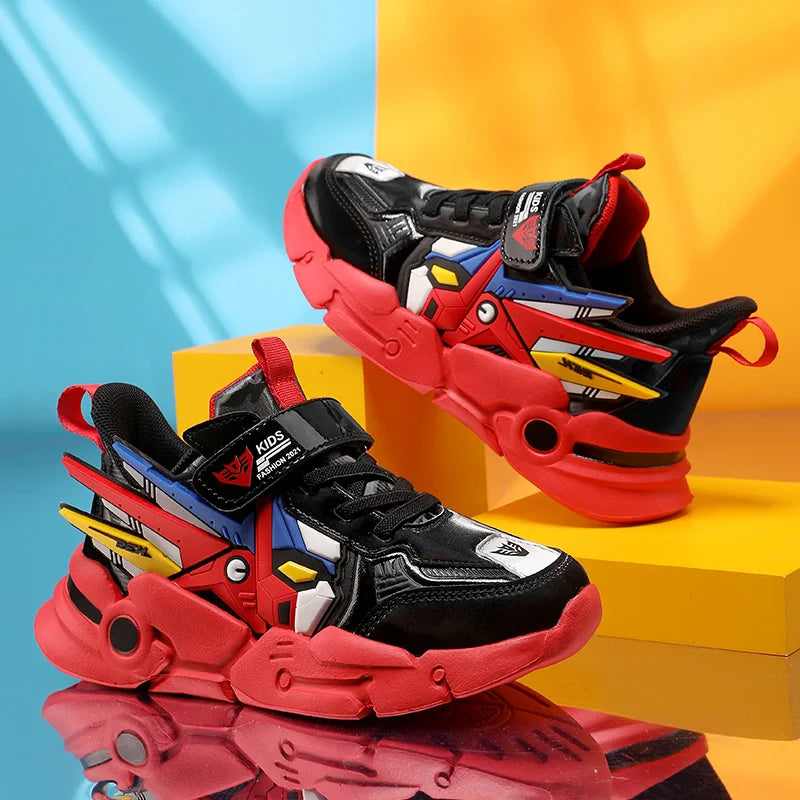 Hot Selling Trendy Childrens Sports Shoes Outdoor Comfortable Breathable Running Shoes Daily Wear-resistant Park Casual Shoes