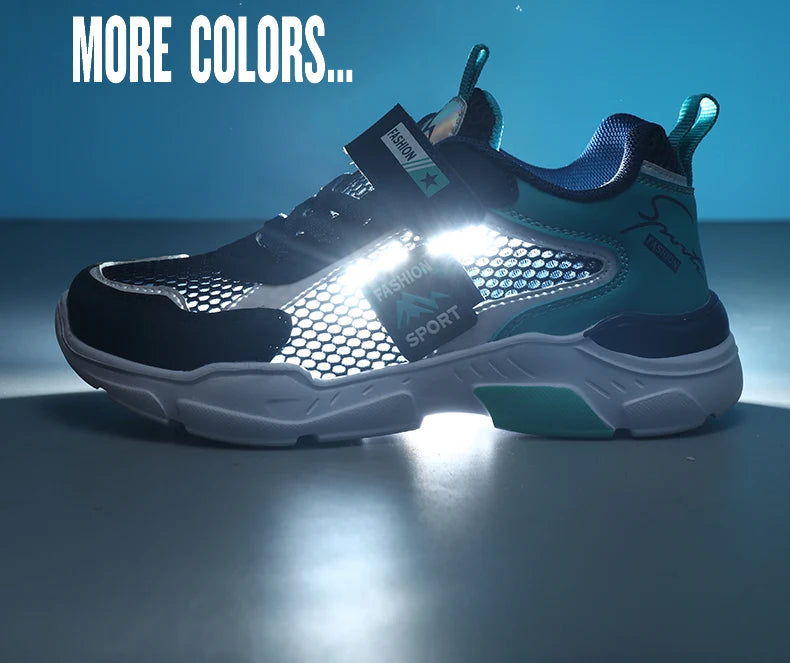 Single Net Children's Shoes Boys Sneakers Summer Breathable Non-slip Surface Girls Casual Tennis Sports Running Outdoor Shoes