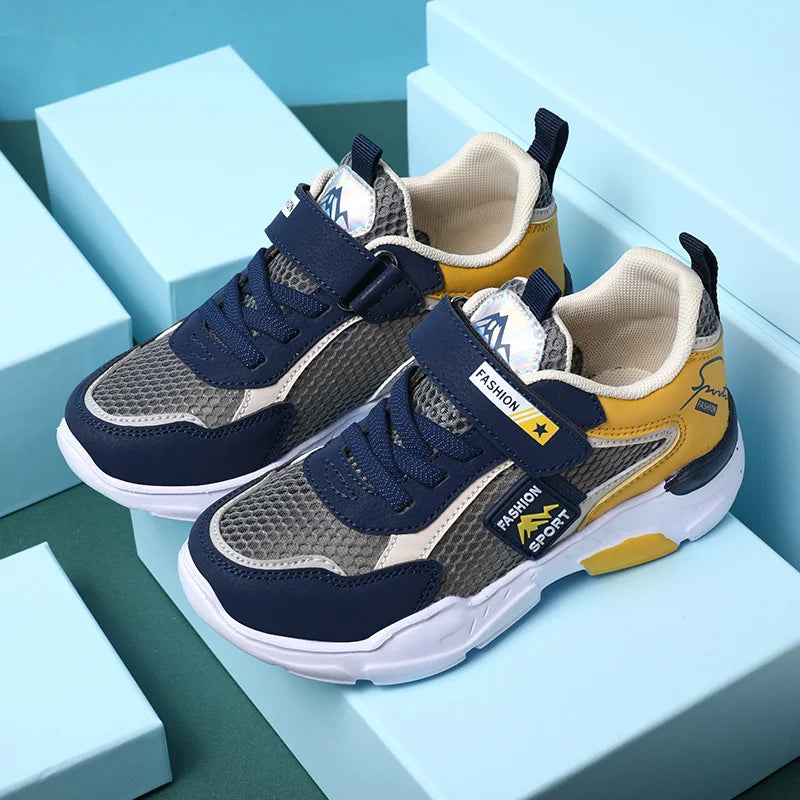 Single Net Children's Shoes Boys Sneakers Summer Breathable Non-slip Surface Girls Casual Tennis Sports Running Outdoor Shoes