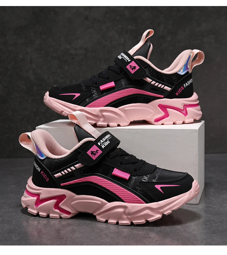 Kids Girls Shoes Running School Casual Sports Breathable Non-slip Sneakers Basketball Children Outdoor Walking Tennis All Season