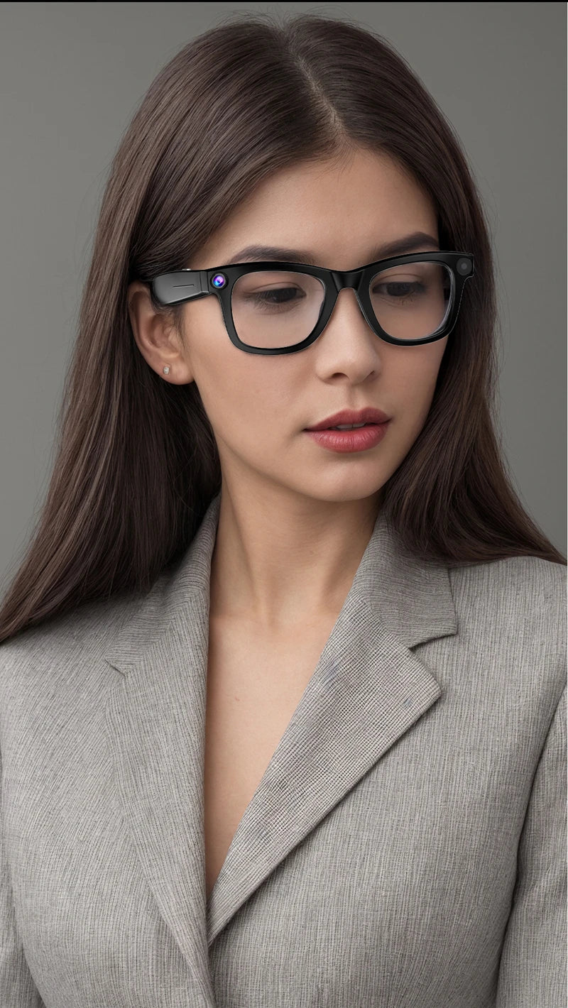 Xiaomi 4k Smart AI Bluetooth Glasses HD 800W pixel Shooting Waterproof Camera Photo Video Voice Call Translation Smart Glasses