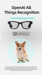 Xiaomi 4k Smart AI Bluetooth Glasses HD 800W pixel Shooting Waterproof Camera Photo Video Voice Call Translation Smart Glasses