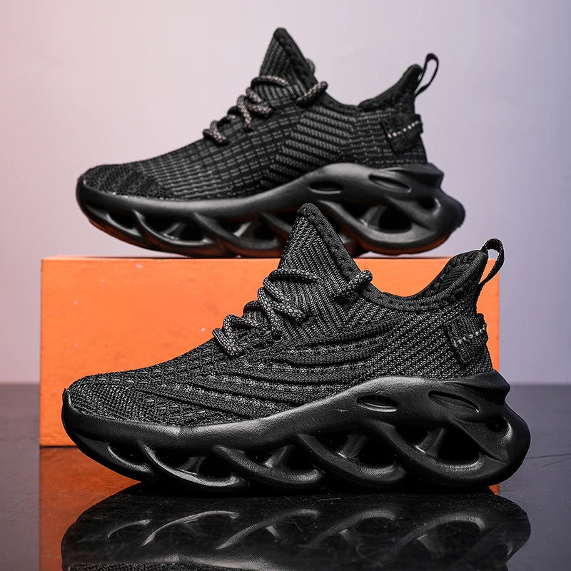 New Mesh Kids Running Shoes Outdoor Youngsters Teens Casual Walking Student Fashion Sneakers Breathable Soft Children Sports