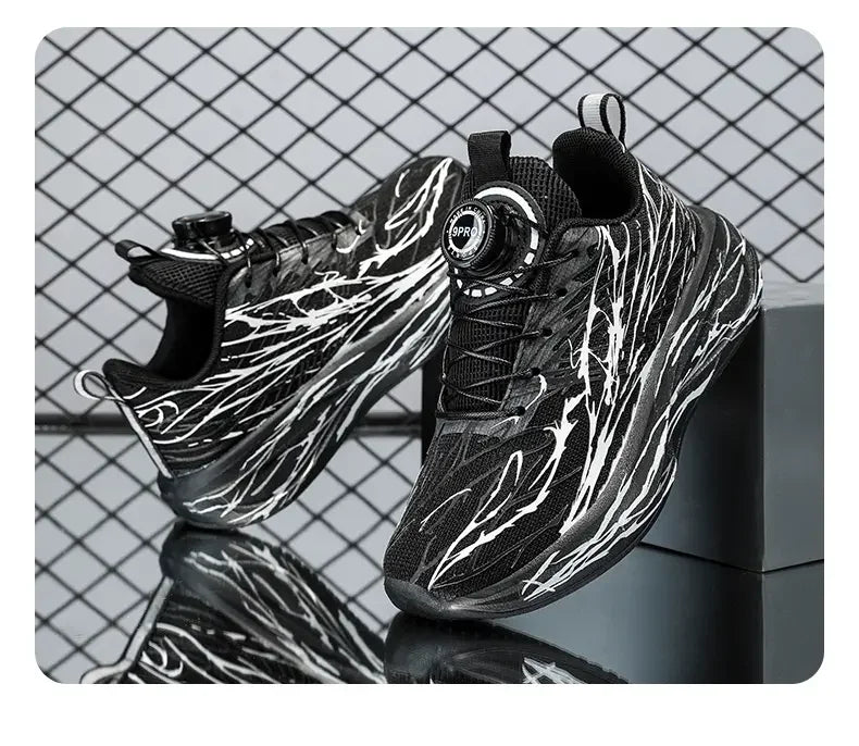 2025 New Arrival Children Sneakers for Boys Air Mesh Breathable Running Sports Shoes Kids Girls Flat Casual Shoes Big Size 40