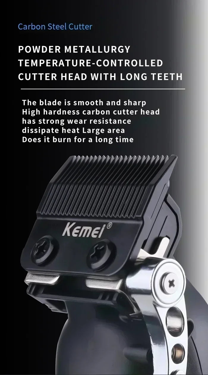 Kemei Hair Clipper Kit KM-2296 KM-2299 KM-1102 Men's Electric Hair Trimmer Machine Professional Hair Cutting Machine Clipper