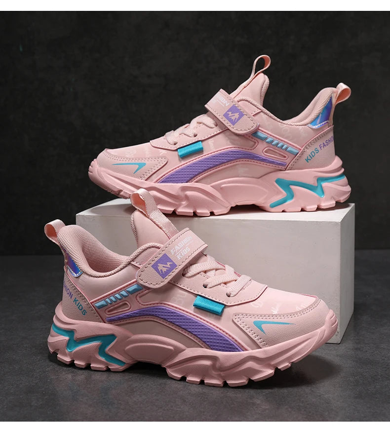 Kids Girls Shoes Running School Casual Sports Breathable Non-slip Sneakers Basketball Children Outdoor Walking Tennis All Season