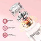 Electric Shaver for Women Wet & Dry Hair Razors 2 in 1 Double Head Dual Bikini Hair Trimmer Painless Hair Remover For Body Leg
