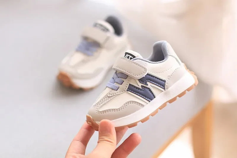 Children's Sports Shoes Toddler Breathable Non Slip Comfort Sneakers Lightweight Hook and Loop Soft Sole Running Casual Shoes