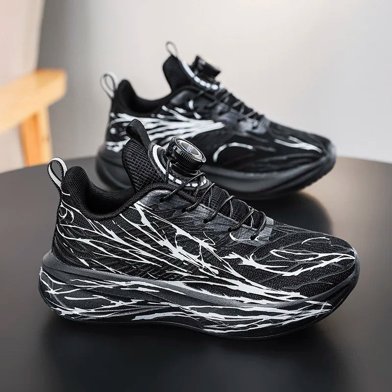 2025 New Arrival Children Sneakers for Boys Air Mesh Breathable Running Sports Shoes Kids Girls Flat Casual Shoes Big Size 40