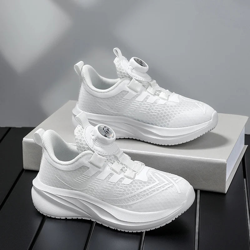 Childrens Sneakers Fashion Lightweight Soft Sole Ventilate Luxury Design School Running Sports 2025 New Training Shoes for Kids